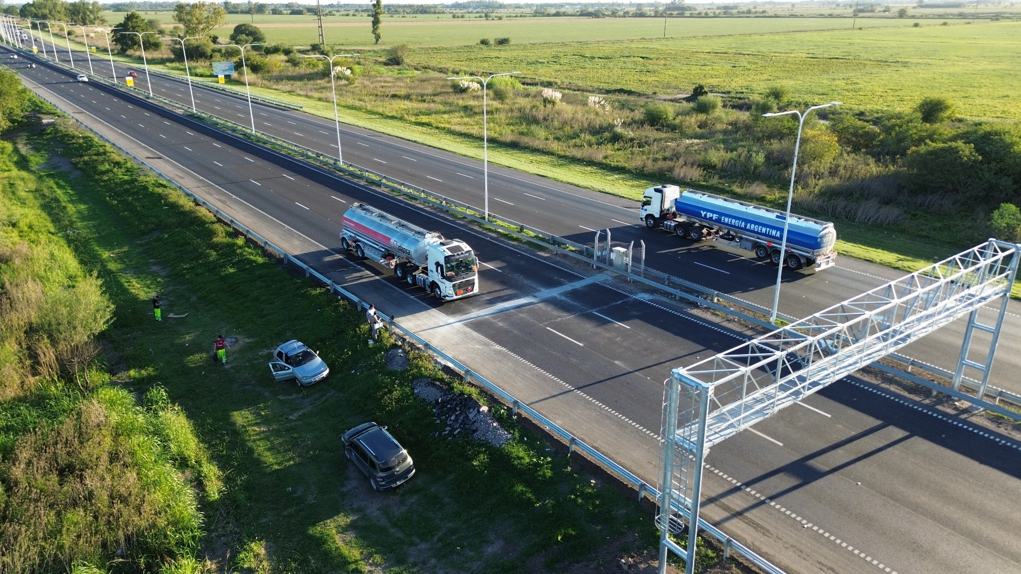 BISON medium-speed dynamic weighing installation on a multi-lane highway in Argentina
